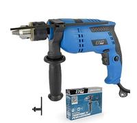 ENG PRO - Taladro eléctrico de 650 W, velocidad ajustable de 0 a 3000 rpm, doble función martillo percusor, mango adicional y medidor de profundidad - UM ET TP13