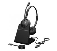 Engage 55 - Auriculares estéreo MS, Adaptador Link 400c DECT USB-C, Engage 55, Cable USB-C a USB-C de 1,2 m, Funda de Transporte, garantía y Advertencia (folletos de Seguridad)