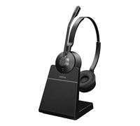 Engage 55 SE - Auriculares estéreo MS, Adaptador Link 400a DECT USB-A, Cable USB-C a USB-A de 1,2 m, Funda de Transporte, garantía y Advertencia (folletos de Seguridad)