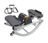 Engage in effective full body workouts with this portable cardio stepper, designed for men, women, and seniors alike. Featuring a unique twist motion, the equipment targets glutes, core, upper body, a