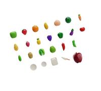 Engañar a jugar juguetes de corte de frutas de cocina desarrolla la creatividad y la coordinación de las manos para que los niños jueguen con la interacción de los niños accesorios de cocina