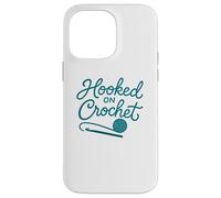 Enganchado al Hilo de Ganchillo Lover Fiber Arts Carcasa para iPhone 14 Pro MAX