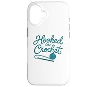 Enganchado al Hilo de Ganchillo Lover Fiber Arts Carcasa para iPhone 16