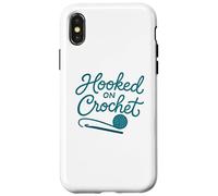 Enganchado al Hilo de Ganchillo Lover Fiber Arts Carcasa para iPhone X/XS