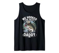 Enganchamos a The Best Daddy Funny Fishing Dad Camiseta sin Mangas