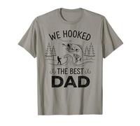 Enganchamos al Mejor papá Pesca Humor Bass Lake Camiseta