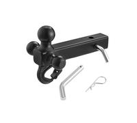 Enganche ajustable, Enganche de remolque de tres bolas con bola de 1-7/8", 2" y 2-5/16" con gancho y pasador for remolque de camión,Fuerte fuerza de tracción