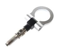 Enganche Compatible con BMW, Gancho De Remolque De Carreras Universal, Barras De Remolque Delanteras Y Traseras para Coches Tubo Receptor de Remolque(Silver)