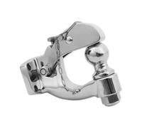 Enganche Compatible con Great Wall Tank 300 Enganche De Remolque Todoterreno Anticolisión Parachoques Trasero Gancho De Cabeza De Tigre Gancho De Bola De Remolque Soporte Remolque(Silvery 1 Set)