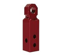 Enganche De Bola 18000 Lbs 2 Pulgadas grillete Enganche Brazo Receptor Remolque Enganche Remolque Ganchos Barra de Remolque para SUV Soporte de Bola(Red)