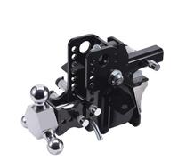 Enganche De Bola Enganche de Remolque Ajustable con Bolsa de suspensión neumática y Soporte de Tres Bolas de 6" de elevación/caída Adaptador de Enganche