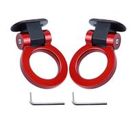 Enganche De Bola Gancho de Remolque Decorativo Universal para modificación de Coche, Material ABS, decoración Exterior del vehículo, 2 uds. Soporte de Bola