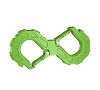 Enganche De Bola Gancho en Forma de S Universal portátil de Doble Extremo Hebilla en U Rescate rápido Barra de Remolque Todoterreno Accesorios de Remolque Adaptador de Enganche(Green)