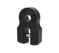 Enganche De Bola Soporte de Gancho de Remolque Plano Universal de 16000LBS con Pasador de Hierro y Protector de Goma para camioneta UTV SUV Adaptador de Enganche(Black)