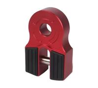 Enganche De Bola Soporte de Gancho de Remolque Plano Universal de 16000LBS con Pasador de Hierro y Protector de Goma para camioneta UTV SUV Adaptador de Enganche(Red)