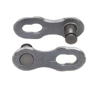 Enganche de cadena KMC 10V 5.9mm 2 ud. Plata