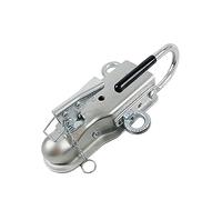 Enganche de Remolque, Acoplador De Remolque 2X3 Pulgadas, Acoplamiento Bola Enganche, Conector Cáncamos Rectos For Manija Lengüeta, Piezas Caravana, Accesorios For
