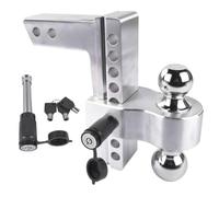 Enganche de Remolque Ajustable AP03, Compatible con Receptor de 2 Pulgadas, Enganche de caída de Aluminio de 8 Pulgadas, Capacidad de 12500 Libras