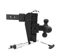 Enganche de Remolque Ajustable con Bola y Gancho, Compatible con Receptor de 2 Pulgadas, Enganche de caída de 6 Pulgadas Alta Capacidad de Remolque(Trl-Ball)