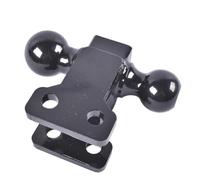 Enganche de Remolque Ajustable con Receptor de 2 Pulgadas Elevación de caída de 8 Pulgadas Capacidad de 20000 Libras Bola Doble de 2 Pulgadas y 2 5 16 Pulgadas con Pasador antirrobo