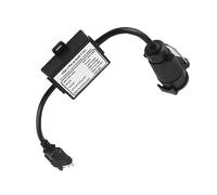 Enganche de remolque ajustable Convertidor De Luz De Conector De Remolque De Gancho De Remolque, Adaptador De 4 Pines A 7 Pines, Señal De Parada/freno Que Separa Coches