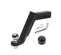 Enganche de remolque, Barra de remolque de gota de 8 pulgadas W / 50 mm 2 pulgadas de bola de montaje en el carro del remolque del hitch Rv Accesorios de piezas de barco(With 50mm Ball)