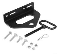 Enganche de remolque de acero resistente para cortacésped, tractor, ATV para carrito de golf, kit de gancho resistente al óxido de 6 mm de grosor con ranura de cadena