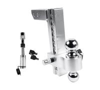 Enganche de Remolque, Enganche de Remolque Ajustable for Receptor de 2'', Enganche de Remolque de 10'' con elevación y caída, 12500 LB