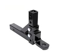 Enganche de remolque, Remolque de 4 pulgadas ajustable de 4 niveles Drop Hitch Mount Mount Tow for 2 "Receptor Rv Parts Camper Caravan Motorhome Accesorios