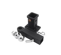 Enganche de remolque, Trailer de acero Remolque Montaje en la barra de la barra con pin y clips Perno de tubo receptor de 2 pulgadas en el bote del adaptador Rv Partes y Accesorios(With 2 Inch Ball)