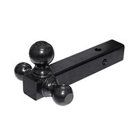 Enganche de remolque, TRI-BALL MOUNT TRAILER HITCH CLASS 2 3 y 4 FITS 2 & quot; Receptor for camioneta pickup Suv Cargas de trabajo pesado TUBO SÓLIDO NEGRO