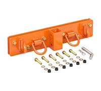 Enganche Ganchos de Cubo de Tractor de Alta Resistencia con Receptor Ganchos de Anillos en D forjados Pernos en Accesorios de Cargador de Placa de Acero Enganche De Bola