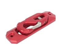 Enganche Kit de cabrestante Forjado de conversión Todoterreno, Boca de guía de Cuerda automática de aleación de Aluminio con Gancho de Remolque de cabrestante Soporte Remolque(Rose Red Kit)