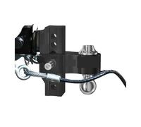 Enganche Railer Compatible con Receptor de 2 Pulgadas, Enganche de elevación/caída Ajustable de 6 Pulgadas, máx. 12500 LB Alta Capacidad de Remolque