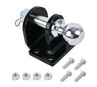 Enganche Remolque,Acoplamiento Mixto,Barra De Remolque Recta De Vástago Largo,Enganche De Remolque con Bola 50mm,para Todos Los Modelos De Vehículos,Cabezal Esférico De 70,8 Mm.