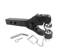 Enganche Remolque de Acero Forjado - Gancho Pintle + Bola 50mm,para Camiones/Maquinaria Agrícola, tracción 10 t
