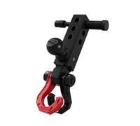 enganche remolque Receptor de enganche de remolque con grillete con brazo de remolque de cabeza esférica, receptor de alta resistencia con montaje de bola cofre(Rot)