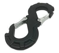Enganche Soporte de Bola Remolque de Recogida para grillete de cabrestante Integrado en Forma de S(Black)