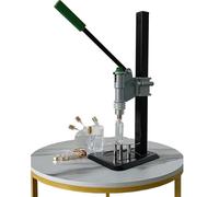 Engarzadora de perfume, mango de 13-15 mm, sellador de viales de acero inoxidable, altura ajustable para botellas de perfume, máquina tapadora a presión