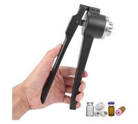 Engarzadora De Viales Abatibles, Máquina Sellado Perfume Acero Inoxidable, Rendimiento Excepcional Y Cabezal Engarzado Ajustable, Taponado Rápido Alta Precisión, For Embalaje(15mm)