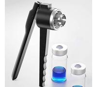 Engarzadora De Viales con Tapa De 8-32 Mm (para Cubierta Completa De Aluminio), Alicates para Tapar Viales, Máquina De Sellado Manual, Acero Inoxidable/Buen Sellado 15mm