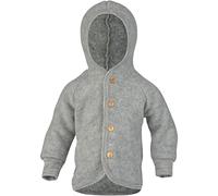 Engel Axil - Baby chaqueta forro polar lana virgen ángel natural talla 50/56-86/92 3 colores hellgrau melange, talla: 56