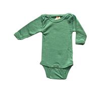 Engel Axil - Baby de body woll body manga larga con botones en los hombros - lana seda eisvogel 62