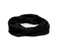 Engel Bufanda de tubo natural, 70% lana, 30% seda, para hombre y mujer, Negro , Talla única