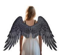Engel Flügel Kostüm - Große Weihnachts Flügel Unisex Design, Leichtes Tragbares Cosplay Zubehör, Elegante Feder Optik | Eindrucksvolle Verkleidung Für Bühne Theater Schule Fotoshoot Events Nutzung