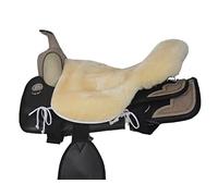 Engel Germany Cubierta de Silla de Montar Western Piel de Cordero (Montar a Caballo, Western) Natural (Sabez 2)