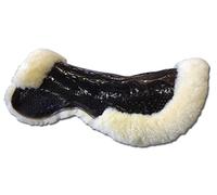 ENGEL GERMANY Gelpad Cubierta para silla piel de cordero negro/natural