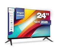 Engel LE2486SM - Smart TV LED de 24" HD Ready - Sistema Operativo VIDAA - Acceso a Netflix, Disney+ - Diseño sin Marcos - Dolby Audio - 3 HDMI, 2 USB - Modo Hotel