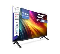 Engel LE3295QLED - Smart TV QLED de 32'' HD con Sistema VIDAA - Dolby Audio - Acceso a Netflix, Prime Video y Disney+ - Nanocristales QLED - Función Cast - Modo Hotel - PVR y Time-Shift