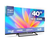 Engel LE4066T2 - Televisor LED de 40'' (NO Smart-TV) Full HD Doble Sintonizador TDT y Satélite - Dolby Digital - PVR Time-Shift - 3 HDMI, 2 USB - Modo Hotel - DVB-T2/S2/C - Diseño Elegante Compacto